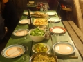 10 table is set up for new year