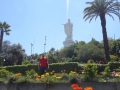 David and the Virgen Cerro de Sant Cristobal